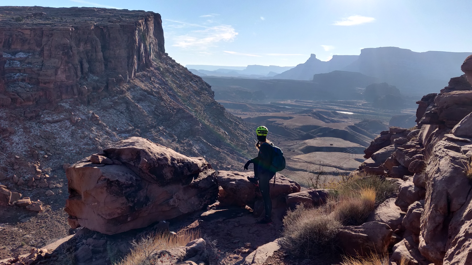 Looking out over Moab
